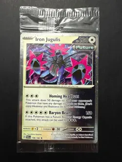 Pokemon Card Iron Jugulis 158/182 Cosmos Holo Sealed - Image 1
