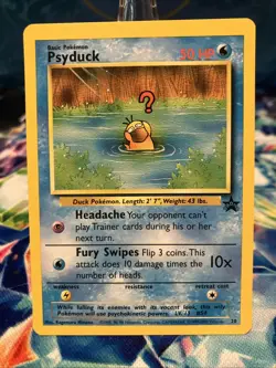 Pokemon TCG Psyduck WOTC Promo Card 20 Regular LP Condition - Image 1
