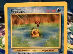 Pokemon TCG Psyduck WOTC Promo Card 20 Regular LP Condition - Image 3