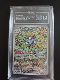 Pokemon TCG Magneton 159 Sv: Scarlet & Violet Promo Cards Holo! TAG 10! - Image 1
