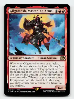 Gilgamesh, Master-at-Arms FOIL FINAL FANTASY Magic The Gathering Card - Image 1