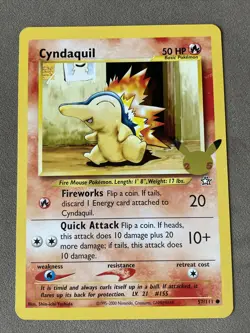 Pokemon TCG Lot Of 3 Jumbo Cards - Chikorita, Cyndaquil, Totodile Johto Starters - Image 3