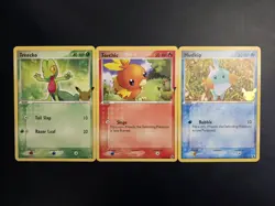 Pokemon TCG Jumbo Cards Mudkip, Treecko, Torchic NM/Mint - Image 1