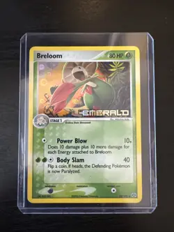 Pokemon Breloom Emerald Card 22/106 Reverse Holo Stamped - Image 1