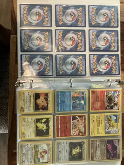 Pokemon Card Binder Lot Holo Foil Base Collection Cards Original WOTC 1999 + - Image 2
