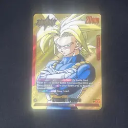 Trunks : Future SB02-001 (Gold) - Manga Booster 02 (SB02) Leader Card - Image 1