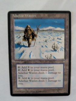 Adarkar Wastes Ice Age MTG Exc Free shipping with tracking - Image 1
