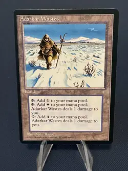 MTG - Magic The Gathering - Adarkar Wasted - Ice Age - NP/NM! - Image 1