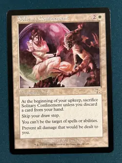 MTG Solitary Confinement Judgment Regular NM - Image 1