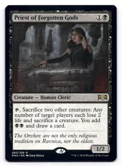 Priest of Forgotten Gods NM Ravnica Allegiance 083/259 MTG Regular - Image 1