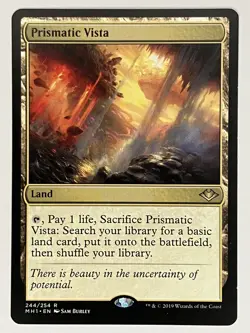 Prismatic Vista LP Modern Horizons 244/254 Magic: the Gathering MTG Regular - Image 1
