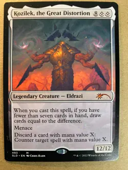 MTG 1x Kozilek, the Great Distortion 493 Secret Lair Drop Magic Gathering x1 NM - Image 1