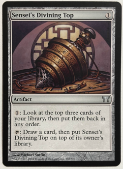 Magic the Gathering MTG - Sensei's Divining Top - NM - Champions of Kamigawa - Image 1