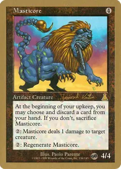 Masticore JK 1x MtG World Championship Decks 2000 SP/NM - Image 1