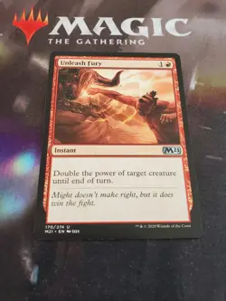 Mtg. 2x Unleash Fury. 170/274. Core 21. Nm - Image 1