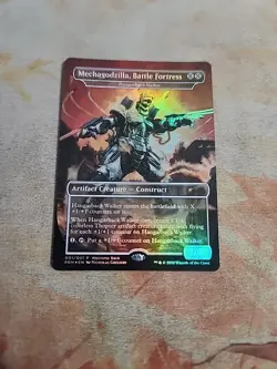 Mechagodzilla, Battle Fortress Hangarback Walker Foil Welcome Back Promo MTG NM - Image 1