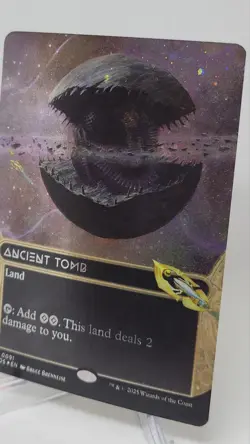 Ancient Tomb (0091) (Borderless) (Galaxy Foil) Edge of Eternities - PACK FRESH!! - Image 4