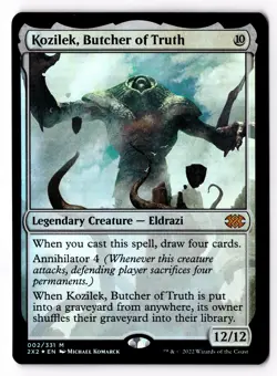 Kozilek, Butcher of Truth 2 Double Masters 2022 Foil HP - Image 1