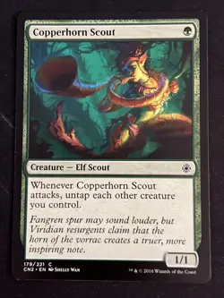1x Copperhorn Scout (179) Conspiracy Take the Crown LP MTG Magic x1 MKE - Image 1