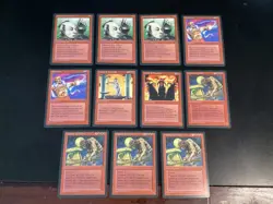 MTG Legends Lot (Italian) LP (BIN15) Graded Power LPD - Image 1