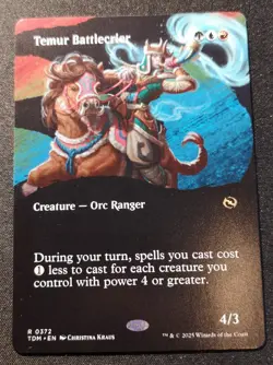 Temur Battlecrier - Borderless - TDM - MTG - EN - NM - 0372 - Image 1