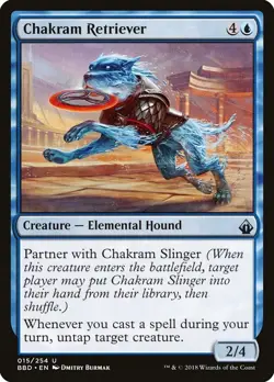 MTG - Chakram Retriever - Battlebond - X1 - (NM) - - Image 1