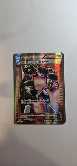 Team Rocket's Handiwork 124/124 Ultra Rare Fates Collide Pokemon TCG - Image 1