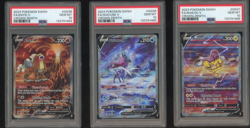 (3) 2023 Pokemon SWSH Crown Zenith Entei Suicune Raikou V FA PSA 10 Sequential - Image 1
