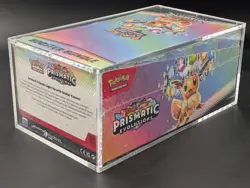 Pokemon TCG S&V Prismatic Evolutions Booster Bundle Display Case w/Acrylic Case - Image 4