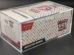 Pokemon 151 SV3.5 Booster Bundle Display Factory Sealed Case W/Acrylic Case - Image 4