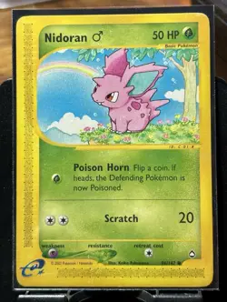 Nidoran (m) - REG - Pokemon TCG - Aquapolis - 96/147 - COMMON ~ NM - Image 2
