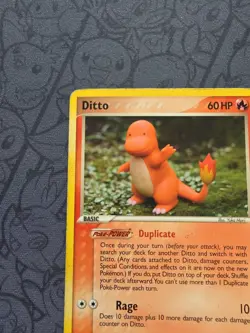 Pokemon: Ditto Charmander #37/113 Delta Species 2005 Vintage - HP - I183 - Image 3