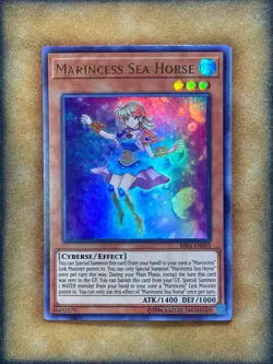Yugioh Marincess Sea Horse RIRA-EN003 Ultra Rare LP - Image 1
