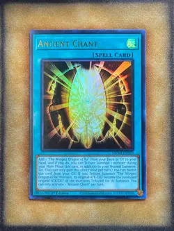 Yugioh Ancient Chant MZMI-EN069 Ultra Rare 1st Ed NM - Image 1