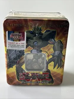 UD Yu-Gi-Oh 2007 GX Elemental Hero Grand Neos Tin - Image 1