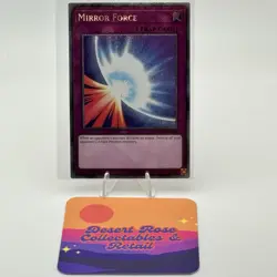 Yu-Gi-Oh! TCG Mirror Force RA03-EN093 Platinum Secret Rare Bonanza 1st Ed - Image 1