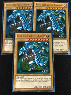 Yugioh Blue Eyes White Dragon SDBE-EN001 Ultra x3 (NM) - Image 1