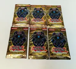 6X Yugioh Premium Pack 1 Booster Packs Factory Sealed English Edition - Image 1