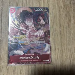 One Piece TCG | Monkey.D.Luffy P-006 | CS 2023 | Championship - Image 1