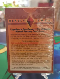 Marvel Overpower Deadly Foes Starter Deck 55 cards New Sealed - Image 2