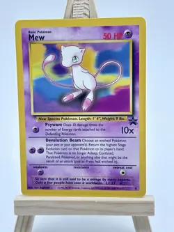 MEW PROMO CARD POKEMON CARD 1999 NM - Image 1