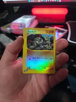 Geodude 110/165 Reverse Holo - Expedition Base Set - Pokemon Card - Image 1