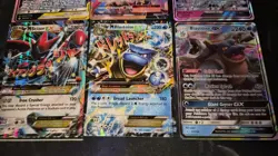 Pokemon TCG lot of 6 cards, including GX, EX, Mega EX, and Tag Team cards. - Image 4