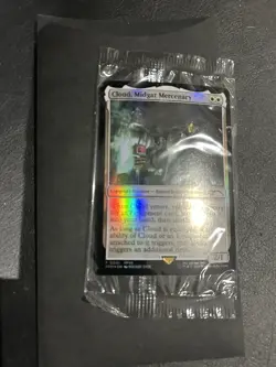 Cloud, Midgar Mercenary Game Edition with Game Code & Promo Card - Ready to Ship - Image 1