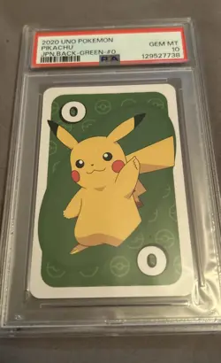 Pikachu Pocket UNO PSA 10 GEM MINT - Pokemon Playing Cards JPN - Image 2