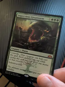MTG Foil Impervious Greatwurm Magic the Gathering Promo Card - Image 4