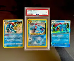 Pokemon Feraligatr Card Lot Neo Genesis 2000 Holo PSA Graded & 2 Cards - Image 1