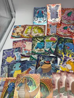 Pokemon Cards: Vintage TOPPS LOT Chrome & FOILS & Commons (78 cards total) - Image 3