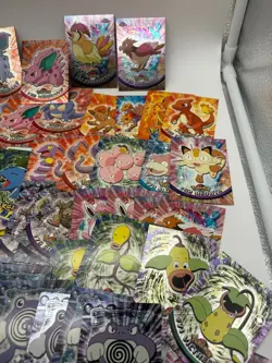 Pokemon Cards: Vintage TOPPS LOT Chrome & FOILS & Commons (78 cards total) - Image 5