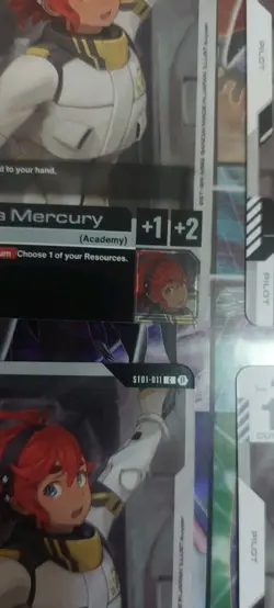 Suletta Mercury - ST01-011 Beta NM - Gundam TCG Card Game X4 - Image 2